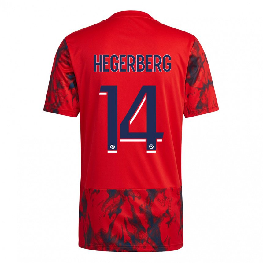 Herren Ada Hegerberg #14 Roter Raum Auswärtstrikot Trikot 2022/23 T-shirt Österreich