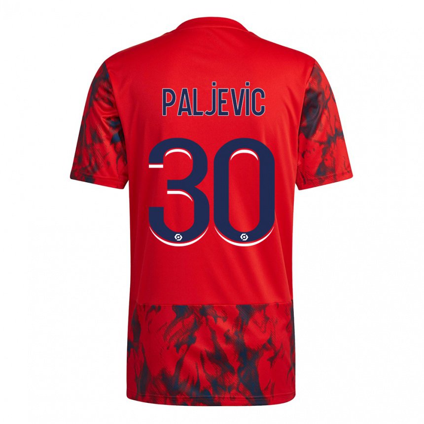 Herren Alyssia Paljevic #30 Roter Raum Auswärtstrikot Trikot 2022/23 T-shirt Österreich