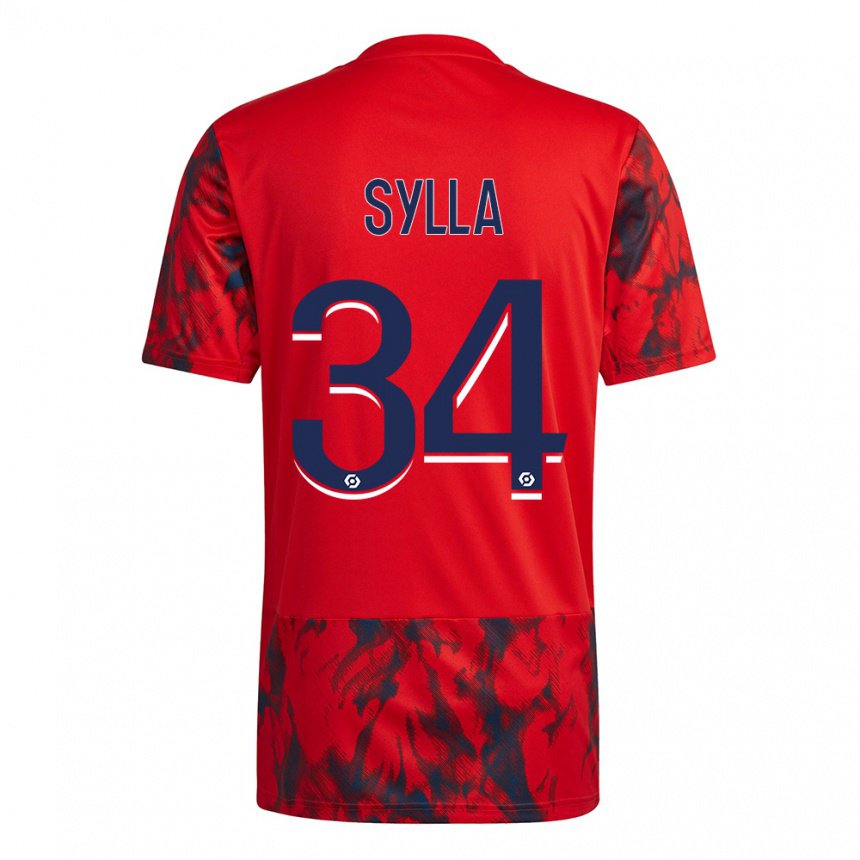 Herren Kysha Sylla #34 Roter Raum Auswärtstrikot Trikot 2022/23 T-shirt Österreich