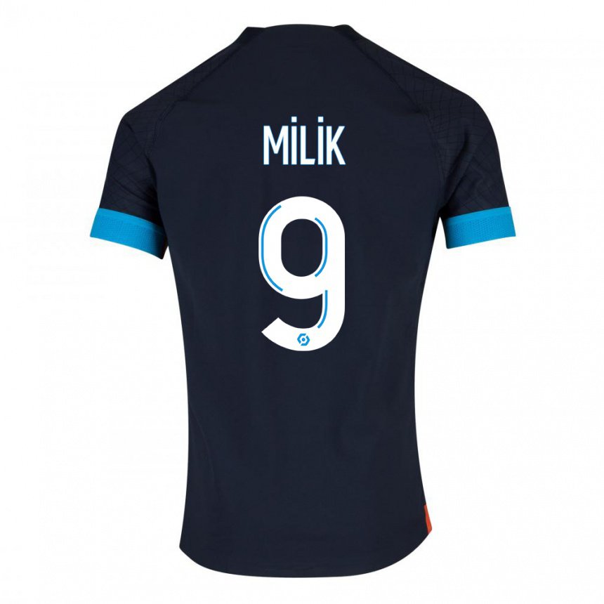Herren Arkadiusz Milik #9 Schwarz Olympia Auswärtstrikot Trikot 2022/23 T-shirt Österreich