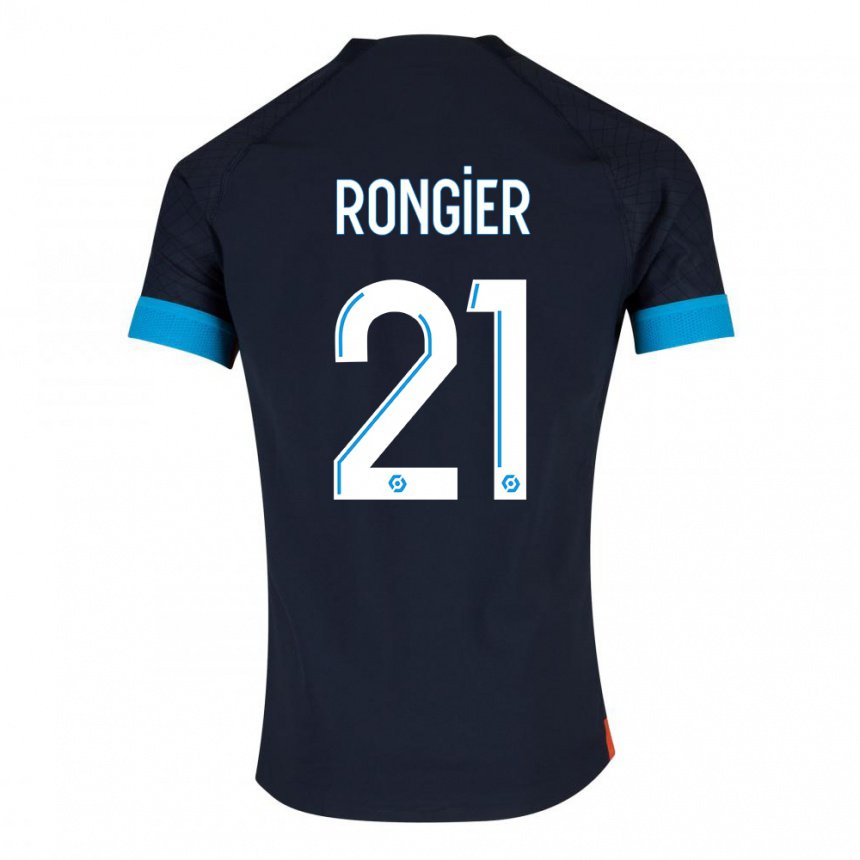 Herren Valentin Rongier #21 Schwarz Olympia Auswärtstrikot Trikot 2022/23 T-shirt Österreich