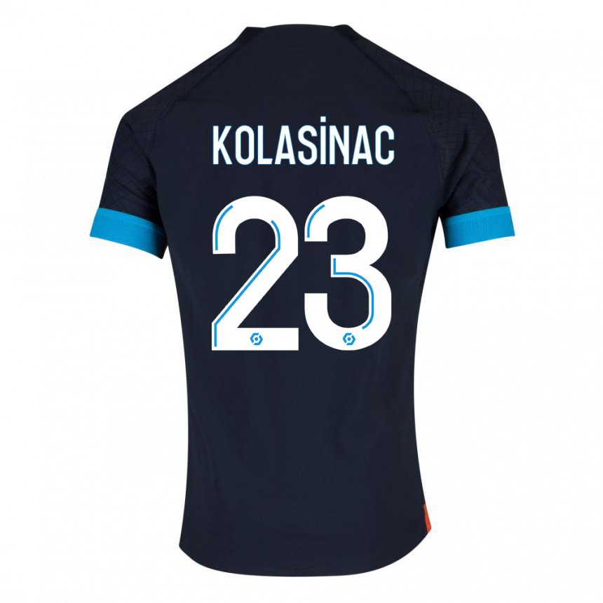 Herren Sead Kolasinac #23 Schwarz Olympia Auswärtstrikot Trikot 2022/23 T-shirt Österreich