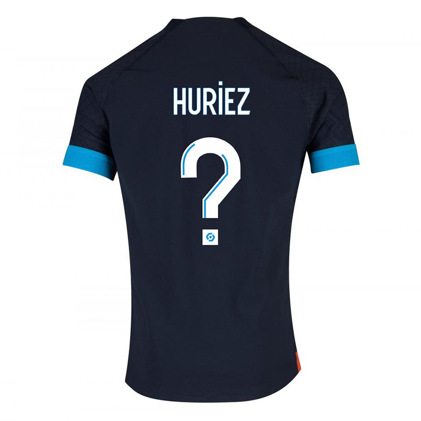 Herren Evan Huriez #0 Schwarz Olympia Auswärtstrikot Trikot 2022/23 T-shirt Österreich