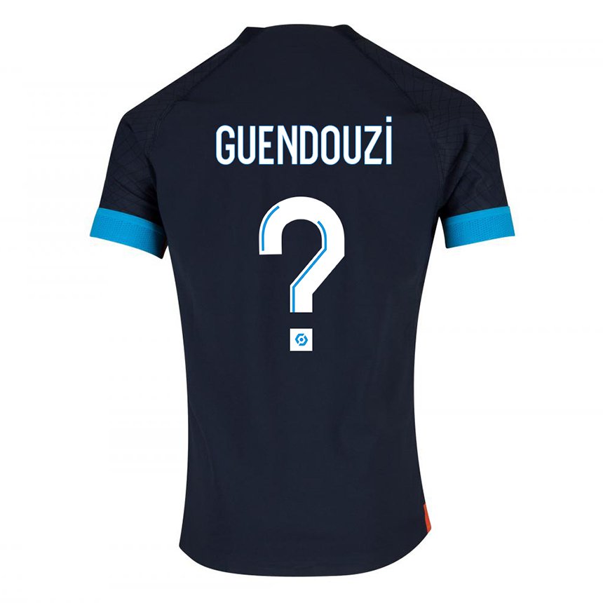 Herren Milan Guendouzi #0 Schwarz Olympia Auswärtstrikot Trikot 2022/23 T-shirt Österreich