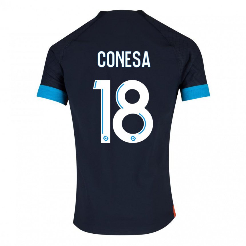 Herren Anna Conesa #18 Schwarz Olympia Auswärtstrikot Trikot 2022/23 T-shirt Österreich