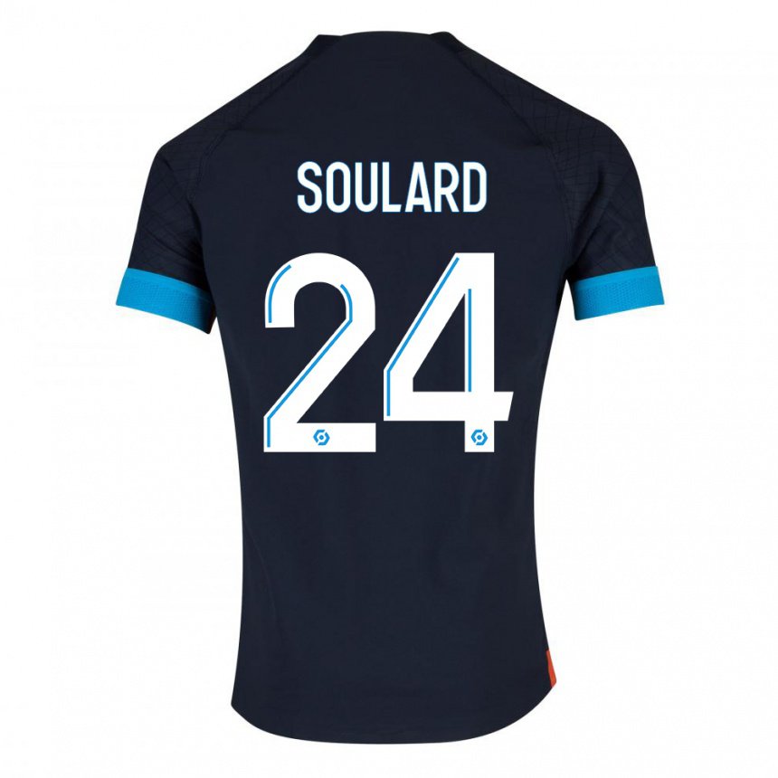 Herren Amandine Soulard #24 Schwarz Olympia Auswärtstrikot Trikot 2022/23 T-shirt Österreich