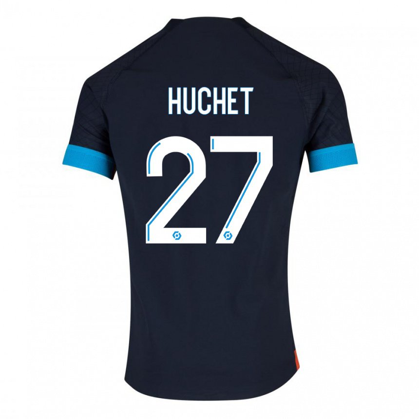 Herren Sarah Huchet #27 Schwarz Olympia Auswärtstrikot Trikot 2022/23 T-shirt Österreich