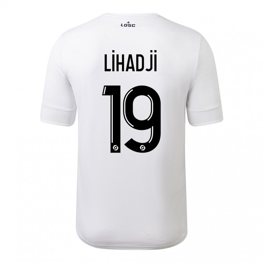 Herren Isaac Lihadji #19 Weiß Purpur Auswärtstrikot Trikot 2022/23 T-shirt Österreich
