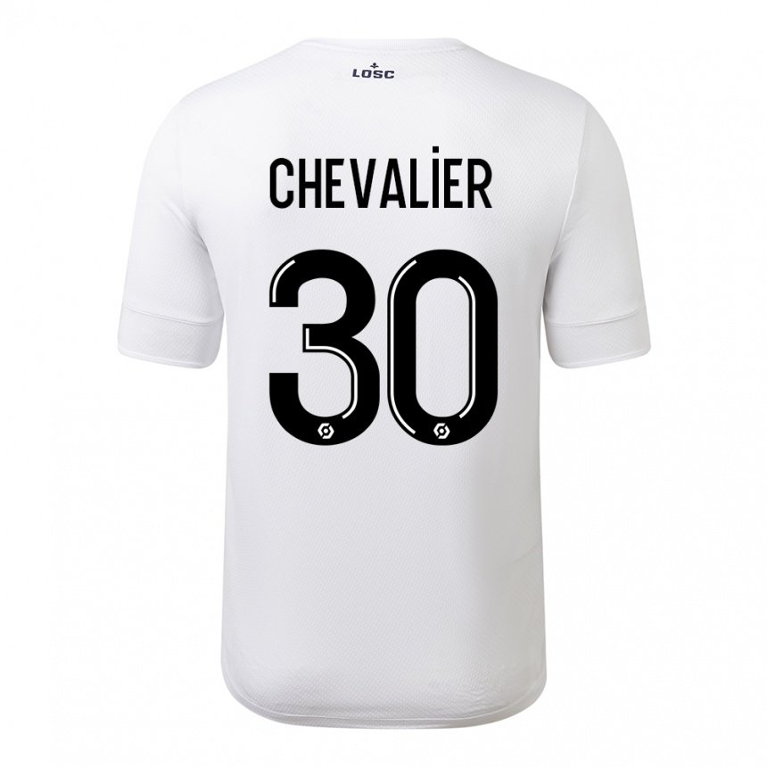 Herren Lucas Chevalier #30 Weiß Purpur Auswärtstrikot Trikot 2022/23 T-shirt Österreich