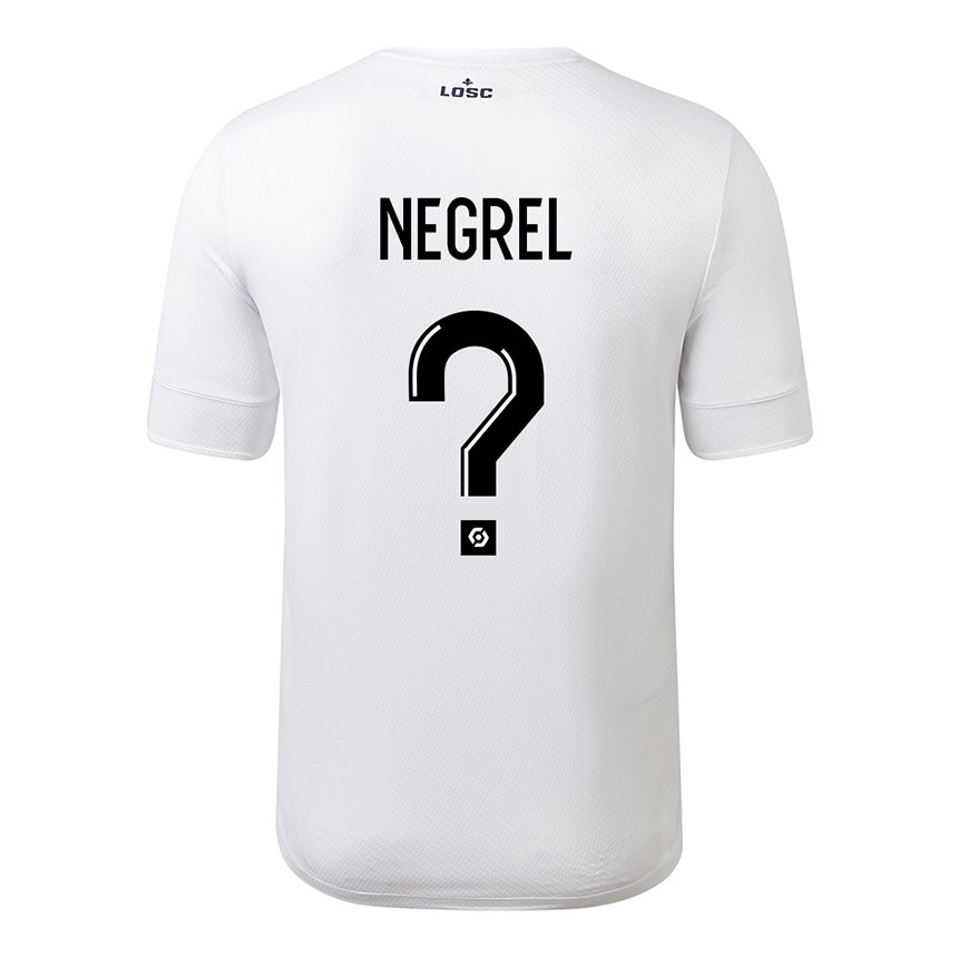 Herren Tom Negrel #0 Weiß Purpur Auswärtstrikot Trikot 2022/23 T-shirt Österreich