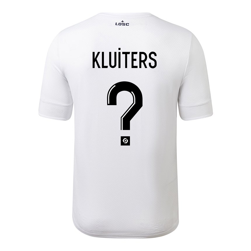 Herren Luuk Kluiters #0 Weiß Purpur Auswärtstrikot Trikot 2022/23 T-shirt Österreich