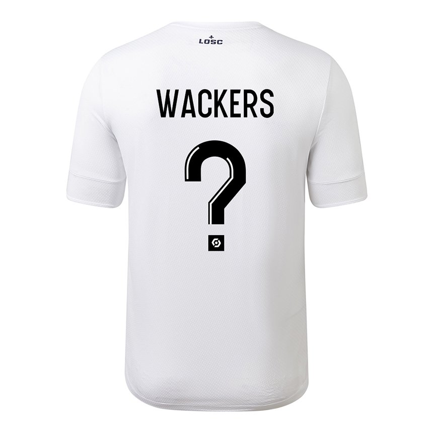 Herren Maxime Wackers #0 Weiß Purpur Auswärtstrikot Trikot 2022/23 T-shirt Österreich
