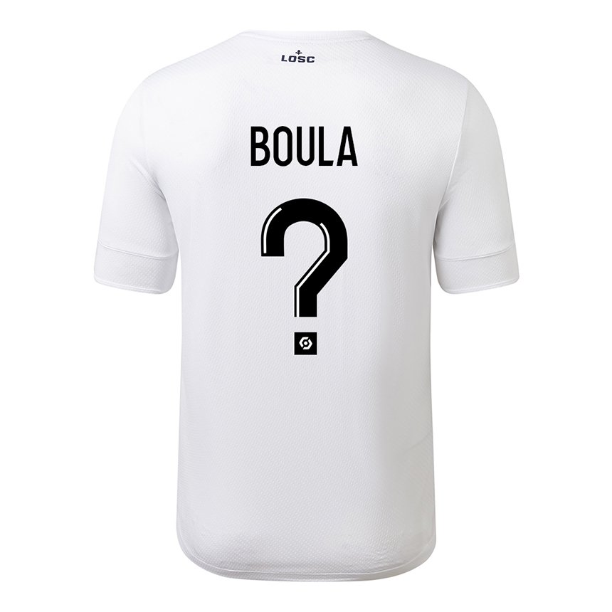 Herren Exauce Mpembele Boula #0 Weiß Purpur Auswärtstrikot Trikot 2022/23 T-shirt Österreich