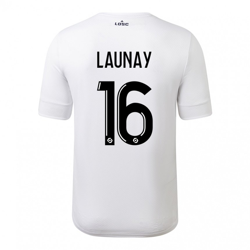 Herren Elisa Launay #16 Weiß Purpur Auswärtstrikot Trikot 2022/23 T-shirt Österreich