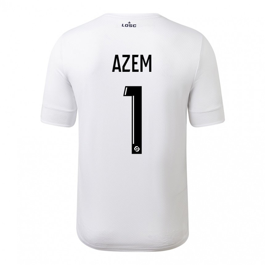 Herren Floriane Azem #1 Weiß Purpur Auswärtstrikot Trikot 2022/23 T-shirt Österreich