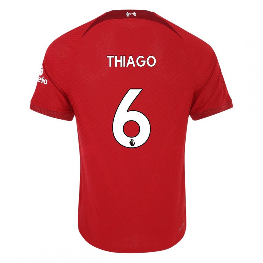 Damen Thiago #6 Dunkelrot Heimtrikot Trikot 2022/23 T-shirt Österreich
