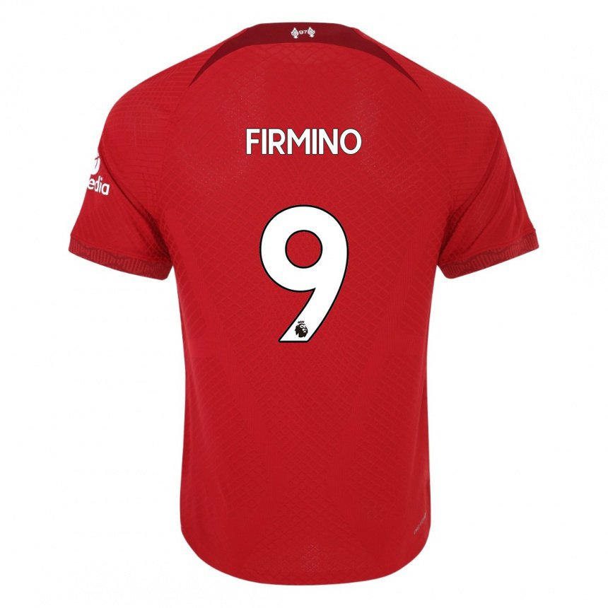 Damen Roberto Firmino #9 Dunkelrot Heimtrikot Trikot 2022/23 T-shirt Österreich
