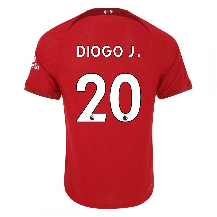 Damen Diogo Jota #20 Dunkelrot Heimtrikot Trikot 2022/23 T-shirt Österreich