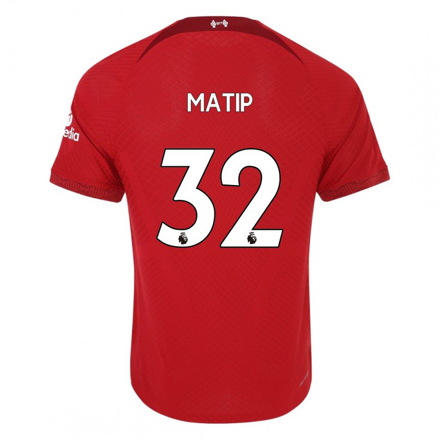 Damen Joel Matip #32 Dunkelrot Heimtrikot Trikot 2022/23 T-shirt Österreich