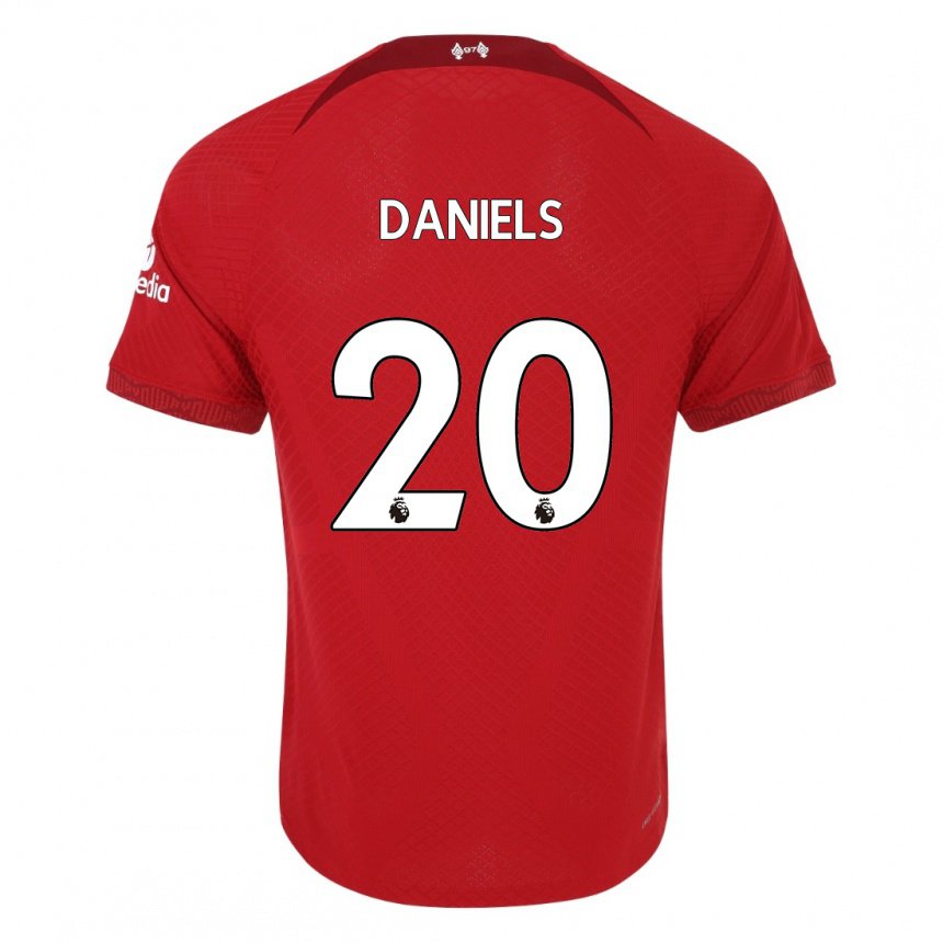 Damen Yana Daniels #20 Dunkelrot Heimtrikot Trikot 2022/23 T-shirt Österreich