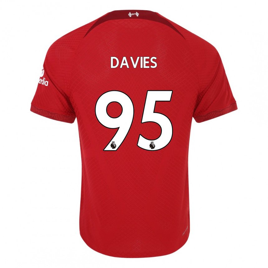 Damen Harvey Davies #95 Dunkelrot Heimtrikot Trikot 2022/23 T-shirt Österreich