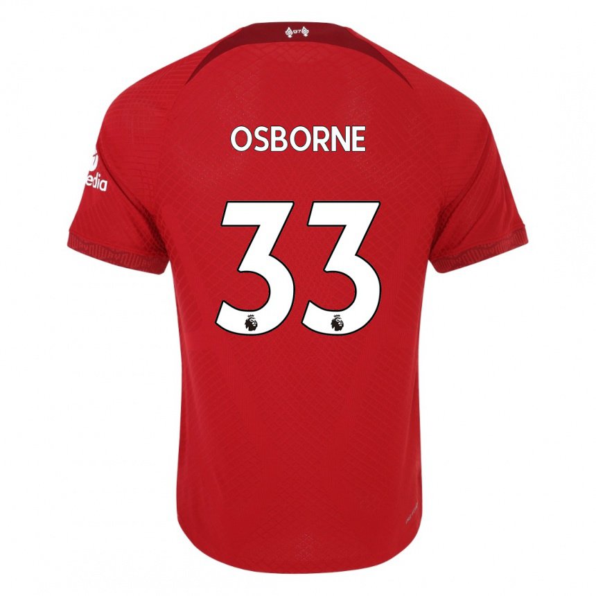 Damen Niall Osborne #33 Dunkelrot Heimtrikot Trikot 2022/23 T-shirt Österreich