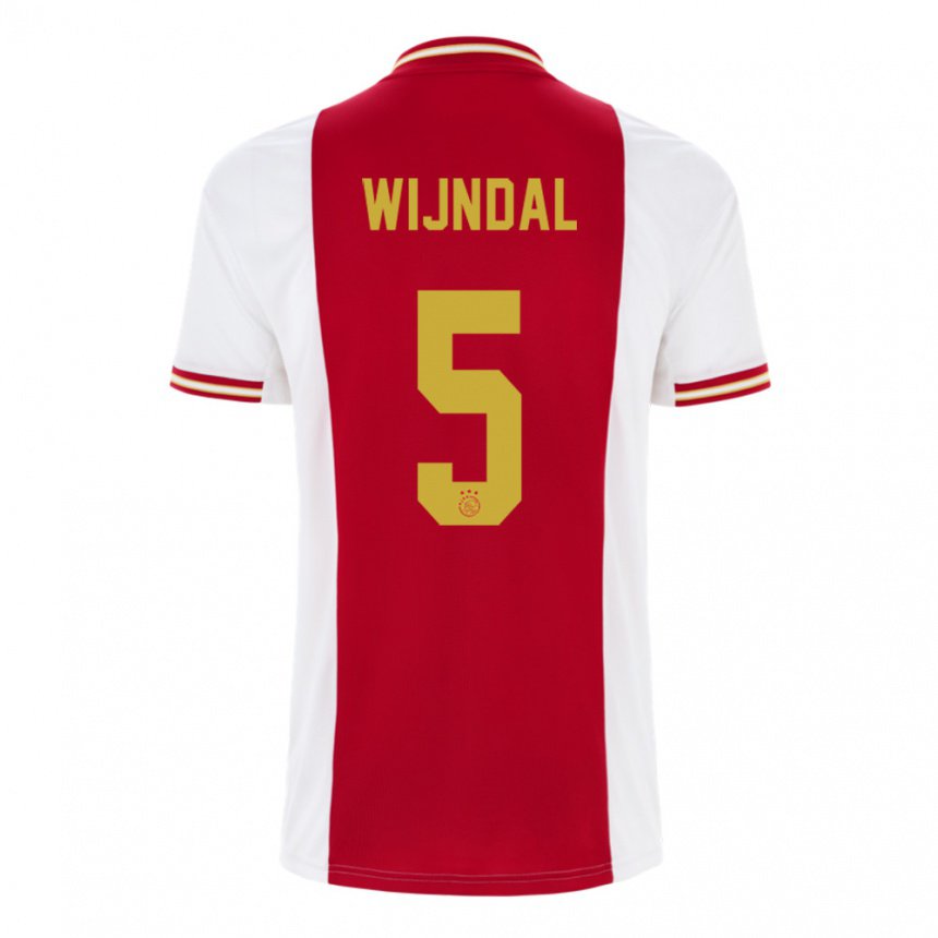 Damen Owen Wijndal #5 Dunkelrot Weiß Heimtrikot Trikot 2022/23 T-shirt Österreich