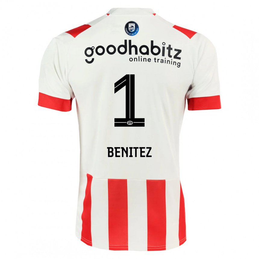 Damen Walter Benitez #1 Dunkelrosa Heimtrikot Trikot 2022/23 T-shirt Österreich