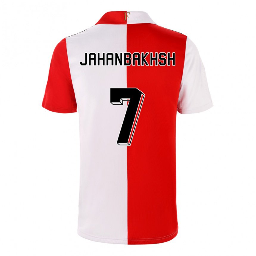 Damen Alireza Jahanbakhsh #7 Chili Weiß Heimtrikot Trikot 2022/23 T-shirt Österreich