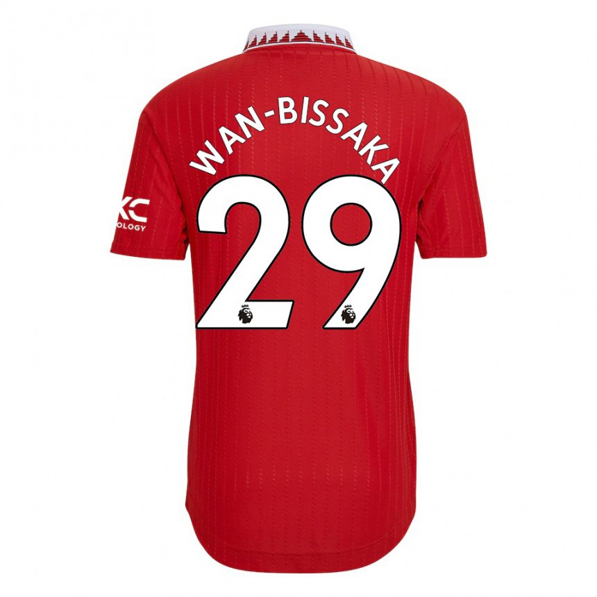 Damen Aaron Wan-bissaka #29 Rot Heimtrikot Trikot 2022/23 T-shirt Österreich