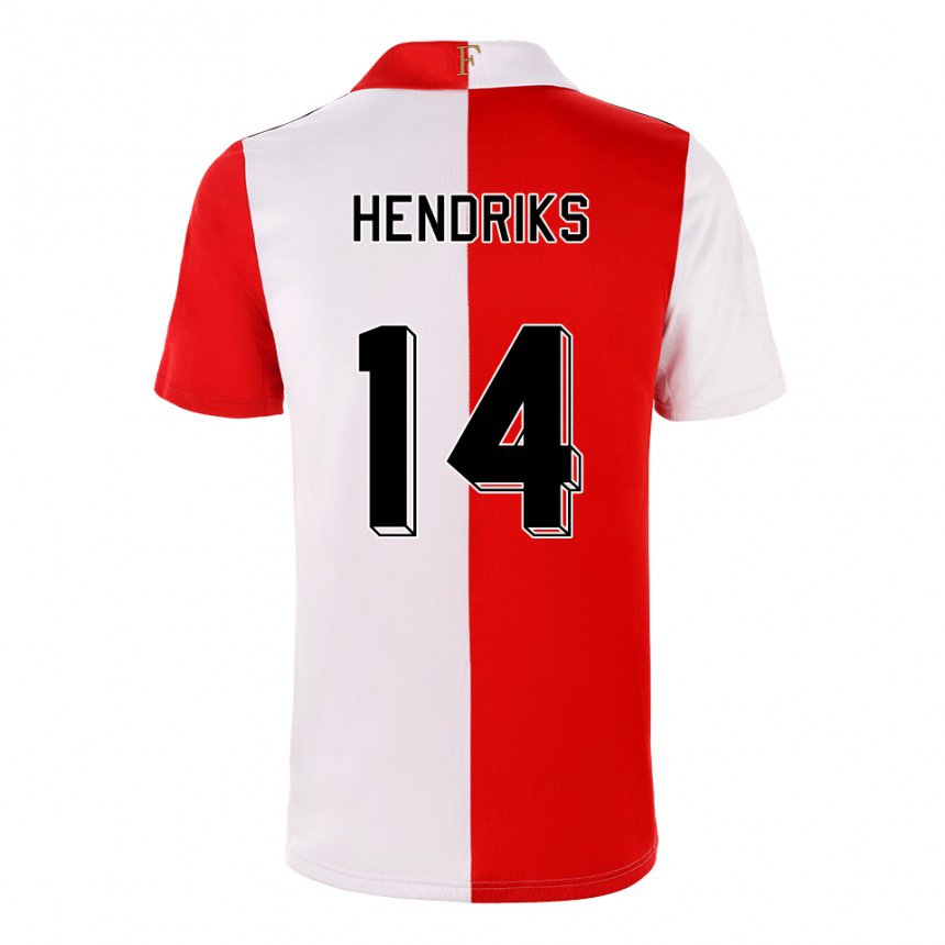 Damen Kim Hendriks #14 Chili Weiß Heimtrikot Trikot 2022/23 T-shirt Österreich