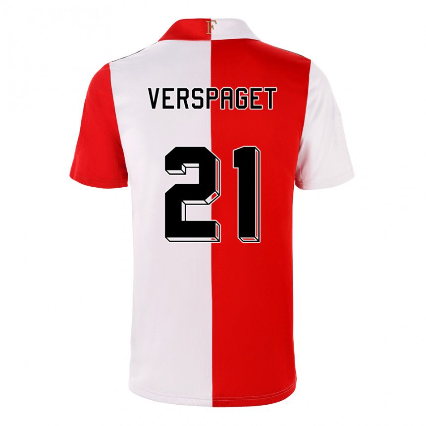 Damen Amber Verspaget #21 Chili Weiß Heimtrikot Trikot 2022/23 T-shirt Österreich