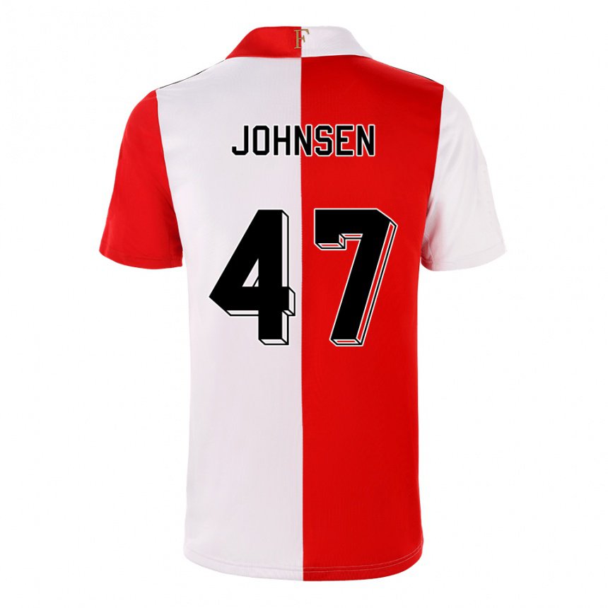 Damen Mikael Torset Johnsen #47 Chili Weiß Heimtrikot Trikot 2022/23 T-shirt Österreich