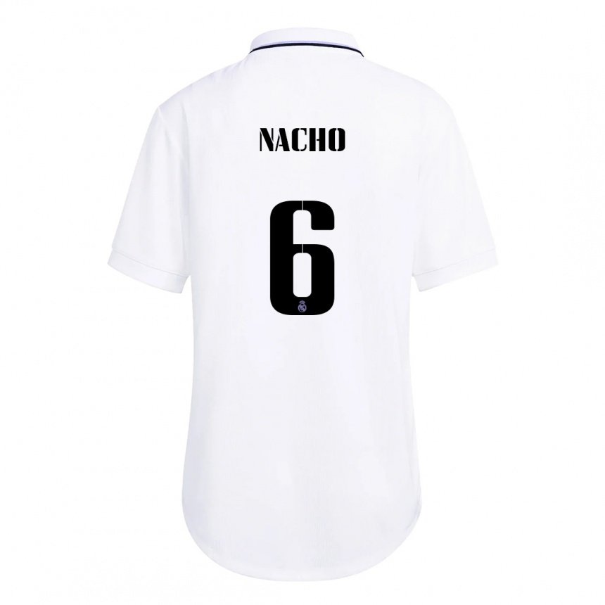Damen Nacho Fernandez #6 Weiß Lila Heimtrikot Trikot 2022/23 T-shirt Österreich