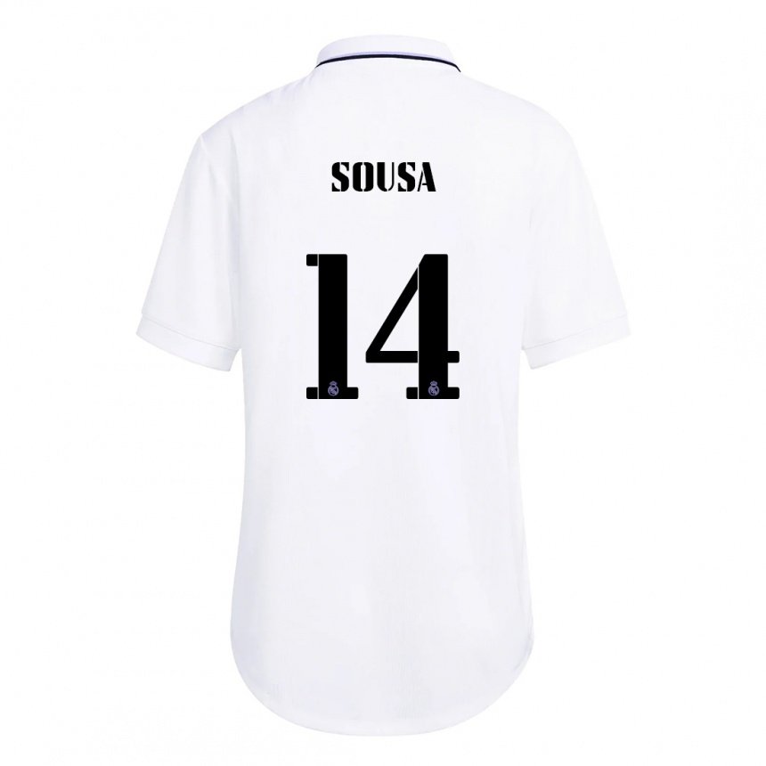 Damen Kathellen Sousa #14 Weiß Lila Heimtrikot Trikot 2022/23 T-shirt Österreich