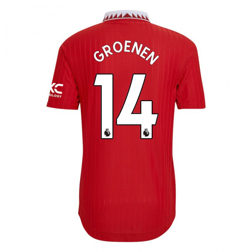 Damen Jackie Groenen #14 Rot Heimtrikot Trikot 2022/23 T-shirt Österreich