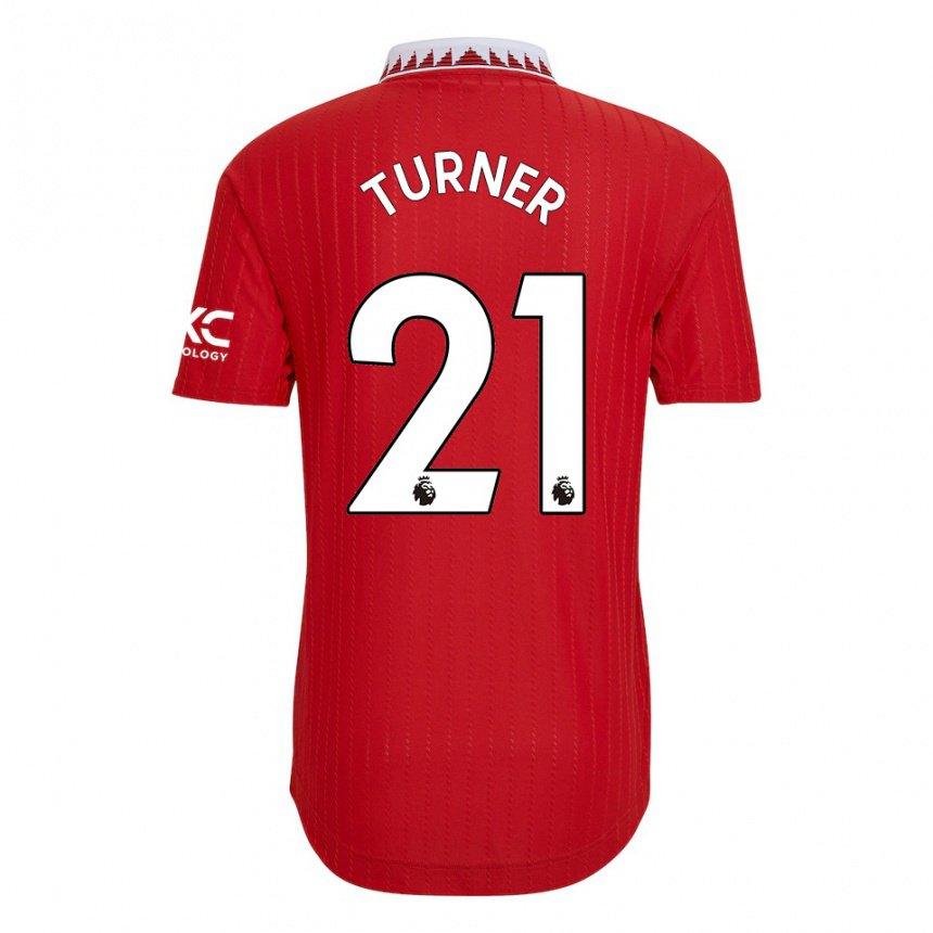Damen Millie Turner #21 Rot Heimtrikot Trikot 2022/23 T-shirt Österreich