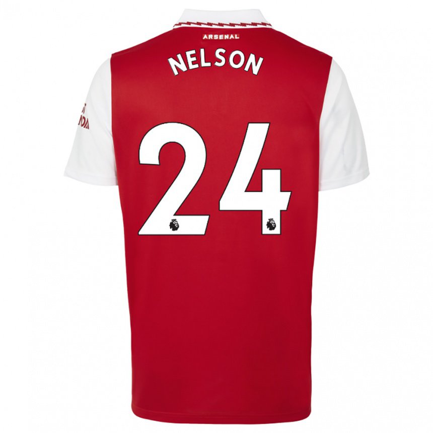 Damen Reiss Nelson #24 Rot Weiß Heimtrikot Trikot 2022/23 T-shirt Österreich