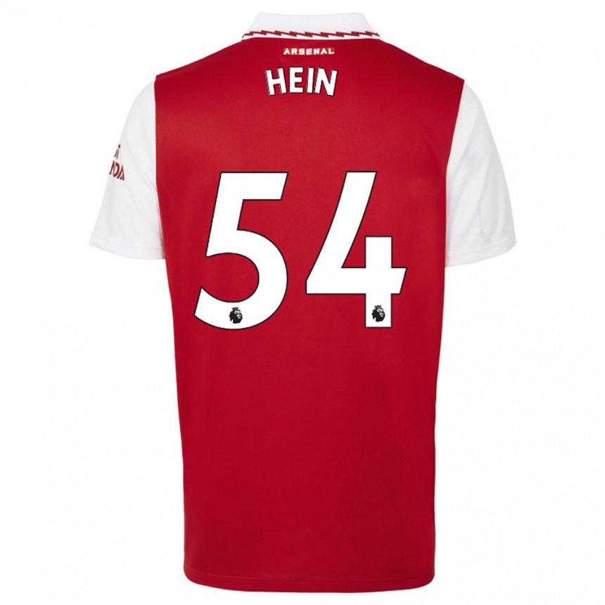 Damen Karl Hein #54 Rot Weiß Heimtrikot Trikot 2022/23 T-shirt Österreich