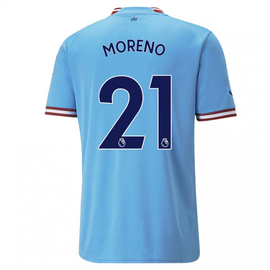 Damen Marlos Moreno #21 Blau Rot Heimtrikot Trikot 2022/23 T-shirt Österreich