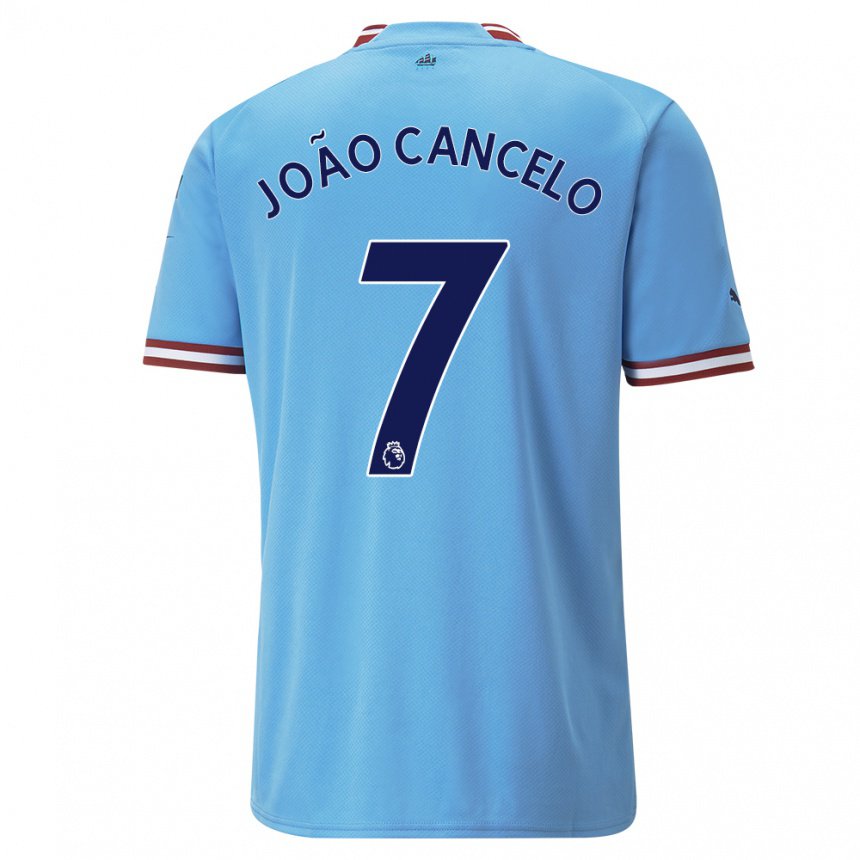 Damen Joao Cancelo #7 Blau Rot Heimtrikot Trikot 2022/23 T-shirt Österreich