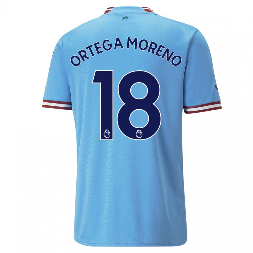 Damen Stefan Ortega Moreno #18 Blau Rot Heimtrikot Trikot 2022/23 T-shirt Österreich