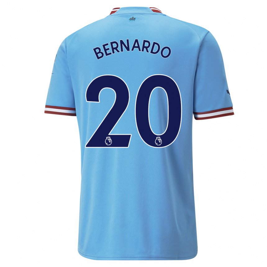 Damen Bernardo Silva #20 Blau Rot Heimtrikot Trikot 2022/23 T-shirt Österreich