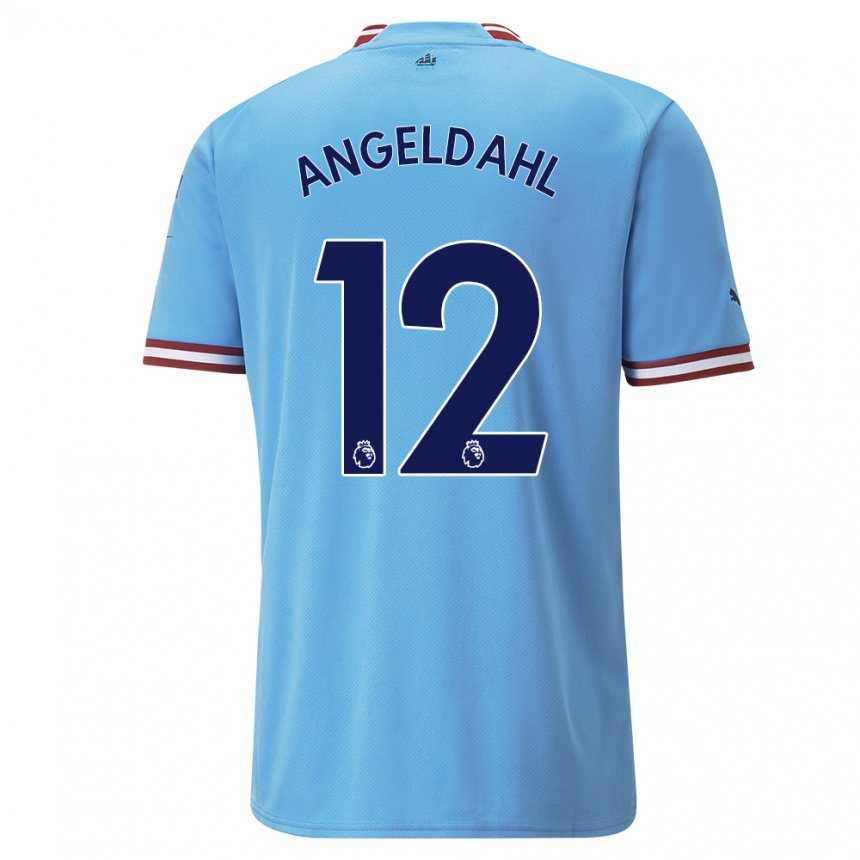 Damen Filippa Angeldahl #12 Blau Rot Heimtrikot Trikot 2022/23 T-shirt Österreich
