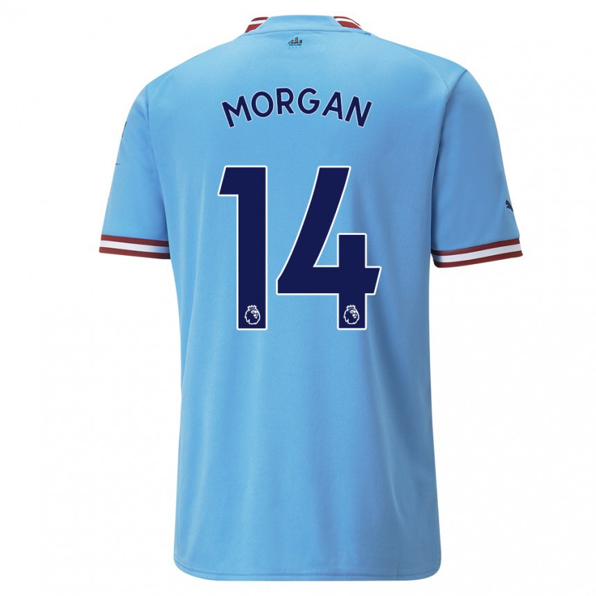 Damen Esme Morgan #14 Blau Rot Heimtrikot Trikot 2022/23 T-shirt Österreich