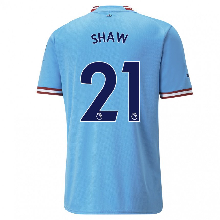 Damen Khadija Shaw #21 Blau Rot Heimtrikot Trikot 2022/23 T-shirt Österreich