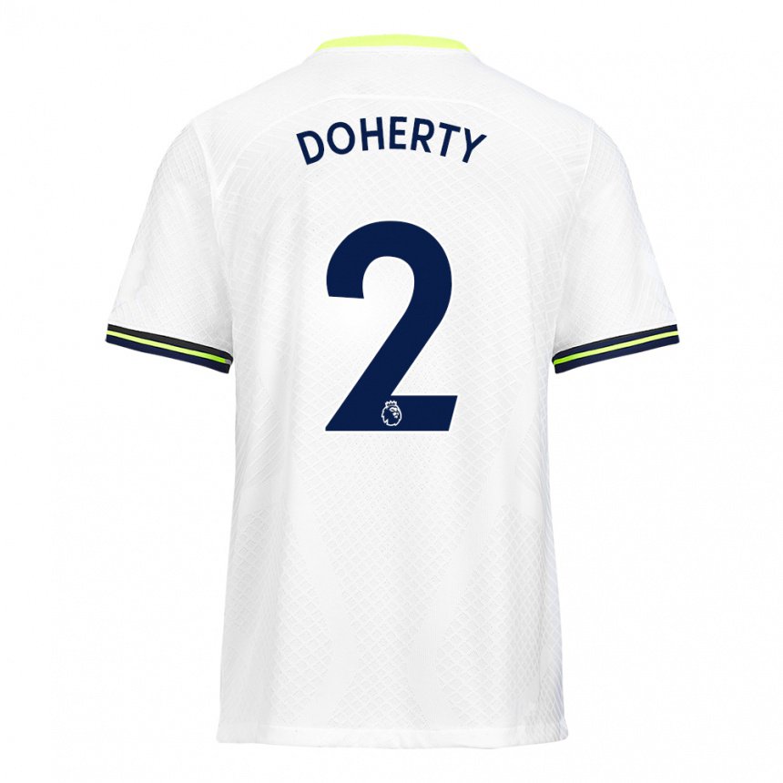 Damen Matt Doherty #2 Weiß Grün Heimtrikot Trikot 2022/23 T-shirt Österreich