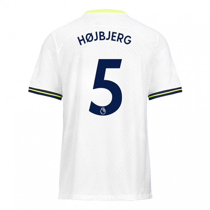 Damen Pierre Emile Hojbjerg #5 Weiß Grün Heimtrikot Trikot 2022/23 T-shirt Österreich