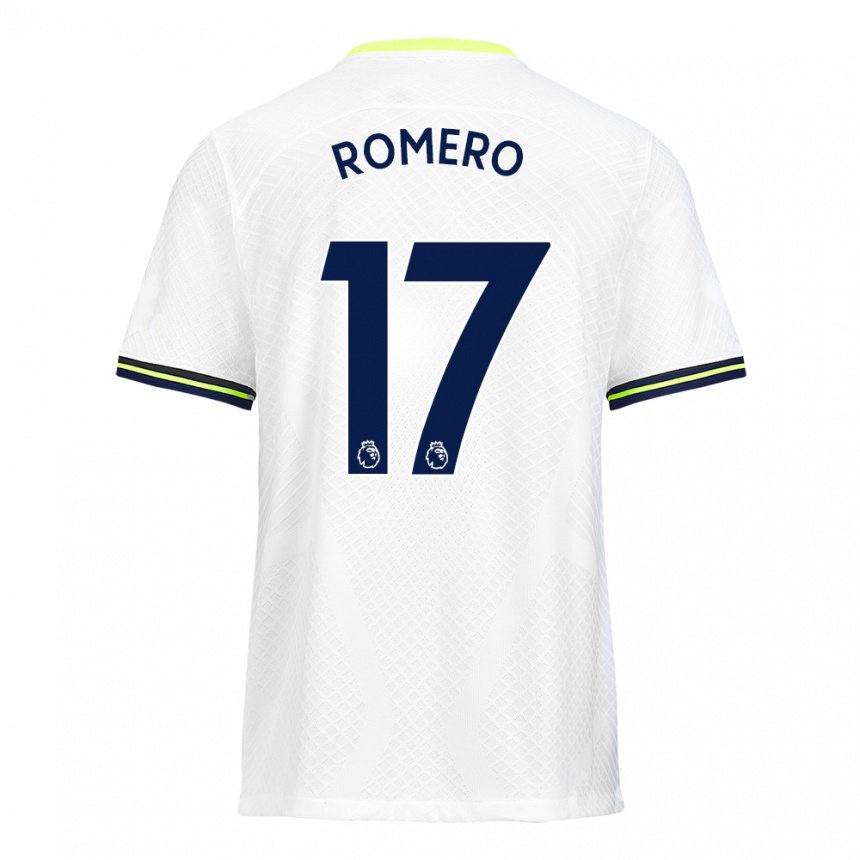 Damen Cristian Romero #17 Weiß Grün Heimtrikot Trikot 2022/23 T-shirt Österreich