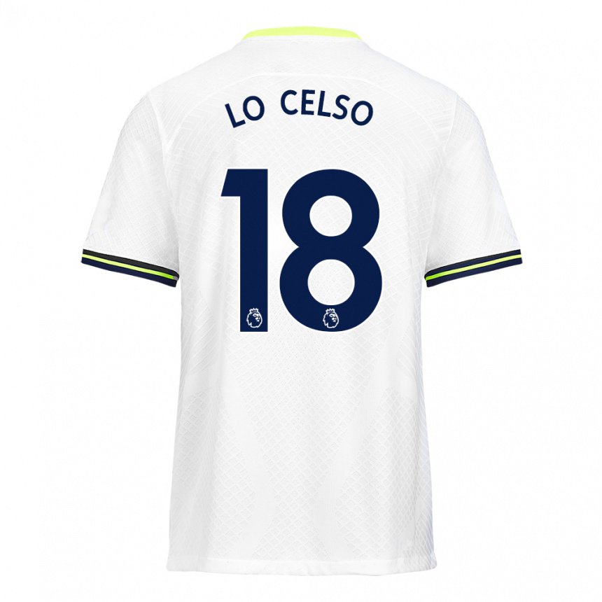 Damen Giovani Lo Celso #18 Weiß Grün Heimtrikot Trikot 2022/23 T-shirt Österreich